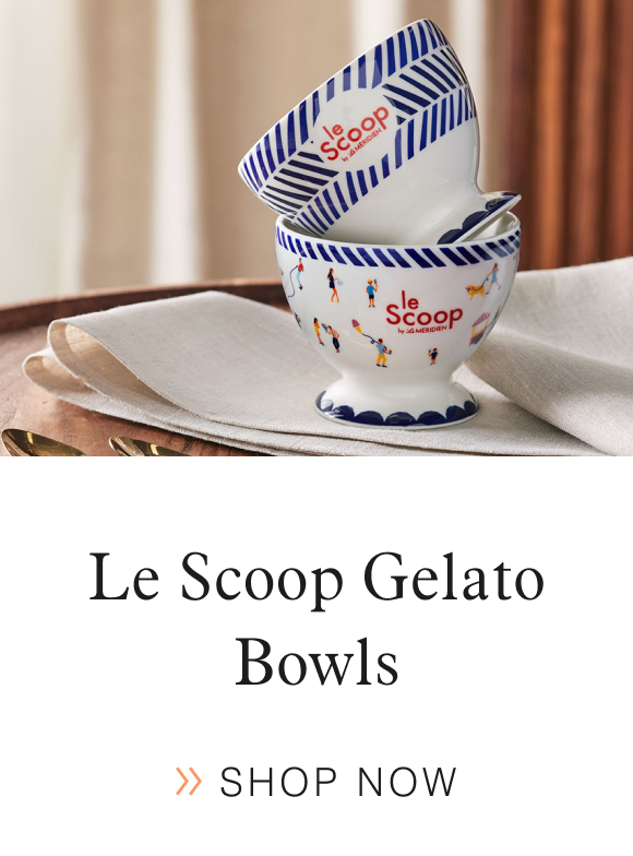 Le Meridien Le Scoop Gelato Bowls.